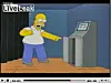 Rigged e-voting machine snacks on Homer Simpson