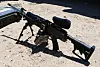 New plastic telescope ammo machine gun is light as a rifle