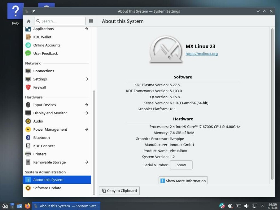 MX Linux 23.6: Debian freshness, without the systemd funk