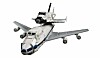 Lego Shuttle Carrier Aircraft with Shuttle on top (pic: Lego)