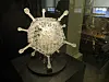 Covid-19 vaccine sculpture at History of Science Museum, Oxford