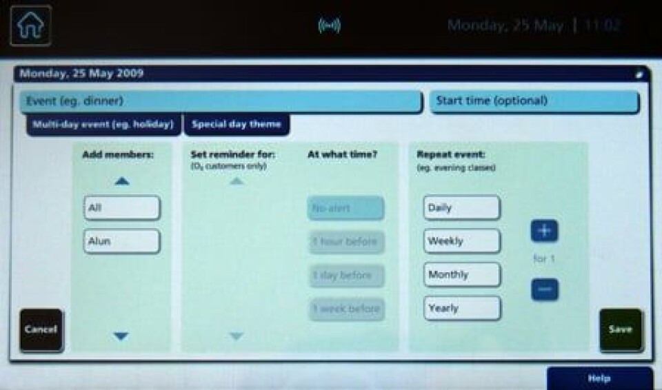 O2 Joggler O2 Joggler family organiser