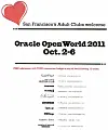 Gentlemen's club advertisements during Oracle OpenWorld