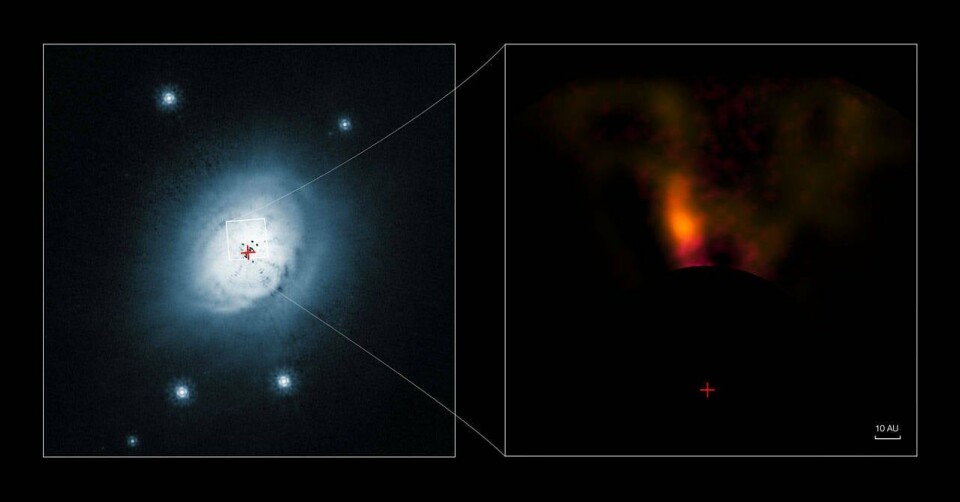Protoplanet Example Stargazers spot first-ever planet forming in dusty disc
