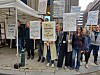 Protestors outside Microsoft's Brussels office (pic: Right to Repair Europe)