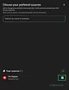 How to add preferred sources to Google Top Stories box