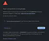 Your connection is not private error