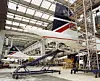 Concordes in BA hanger photo British Airways