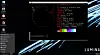 FreeBSD 15 showing the Lumina desktop, start menu, and Neofetch in a terminal