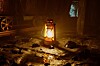 A lantern in acave. A conceptual interpretation/illustration for an article about text based 1970s game Zork. Shutterstock