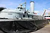 XW255, the BHC-7 hovercraft at the Hovercraft Museum in Lee-on-Solent