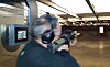 American bacon cured with AR-15 assault rifle