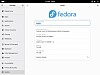 GNOME 48 Settings screen showing the About page with Fedora logo.