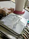 Image of toasted Ryzen heatsink, courtesy of GMP