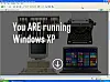 Not sure if you're STILL running Windows XP? AmIRunningXP.com to the ...