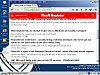 ReactOS 0.4.15 running Firefox 52 showing Register stories about itself.