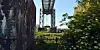 The Warrington transporter bridge, aka the Crosfield transporter bridge, was built to link the two halves of the Crosfield factory site which lie on either side of a loop in the River Mersey