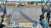 The River Usk at low tide. Narrow, muddy and dangerous are the best words to describe it