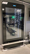 Digital signage error at Stanstead Airport