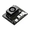 Similar to a Raspberry Pi Compute Module, Nvidia's Jetson Orin Nano development kit consists of a compute module containing the SoC that attaches to a carrier board for I/O and power.