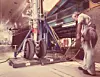 Weighing Concorde, photo: NPL