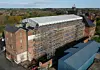 Blueprint of modern construction can be found in a tech cluster... of ...
