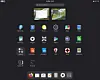 GNOME 48 application grid at 1280*1024, allowing most of the names to be shown in full.