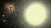 Mega-planet spotted orbiting fading star