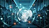 Abstract illustration of a global datacenter