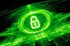Abstract quantum encryption illustration