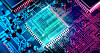 Pretty rendering of an imaginary chip blueprint