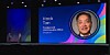 Broadcom CEO Hock Tan on stage with VMware CEO Raghu Raghuram at VMware Explore Barcelona