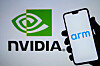 Nvidia and Arm logos
