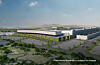 A concept of Micron's $15 billion Idaho memory fab