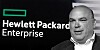 Combination of the HPE logo and a happy Mike Lynch