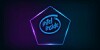 Intel Inside logo placed indside a pentagon