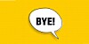 Goodby speech bubble