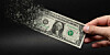 money bill being dissolved