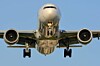 A Boeing 777 airliner on landing. Pic: Shutterstock