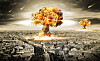 A nuclear bomb going off on a city