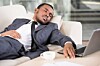 Asleep on the sofa image via Shutterstock