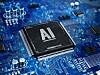Illustration of an AI-focused computer chip