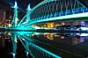 salford night scene, Manchester. photo by Shutterstock