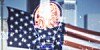 US flag brain lightbulb