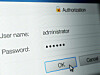 Password screen