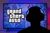 Someone playing Grand Theft Auto on a screen