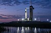 Falcon 9 on launch pad for Crew-10 mission 9 (pic: SpaceX)