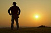 Lone cowboy, photo via Shutterstock