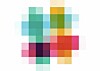 Pixellated Slack logo