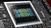 A close up of AMD's upcoming MI325X AI accelerator teasted at Computex this week